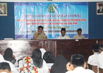 Perdana, BDK Semarang Berikan Diklat Bagi Penyuluh Agama Islam Non PNS