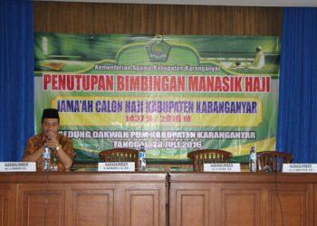 Penutupan Bimbingan Manasik Bagi Calon Jamaah Haji