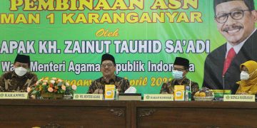 Wamen, Madrasah Diharapkan Dapat Mencetak Generasi Yang Insan Kamil