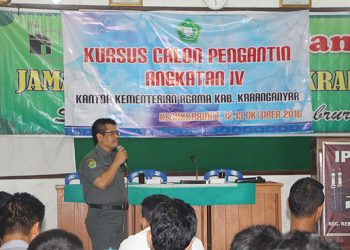 Kemenag Gelar Kursus Calon Pengantin di Kebakkramat