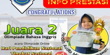 Siswa MIM  Karanganyar Meraih Juara 2 Dalam Acara Olimpiade Online Hari Pendidikan Nasional Tingkat Nasional Tahun 2021