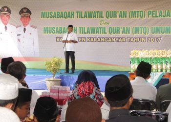 Gondangrejo Juara Umum MTQ Tingkat Kabupaten Karanganyar