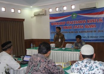 Kemenag Gelar Workshop Pencegahan Konflik Bagi Guru Agama