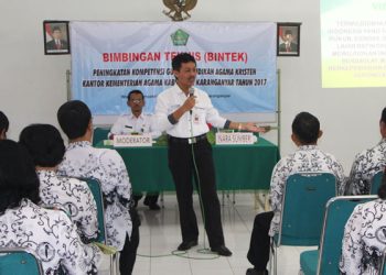 Kementerian Agama Tingkatkan Kompetensi Guru Agama Kristen