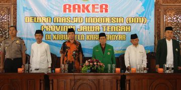 Karanganyar Jadi Tuan Rumah Raker Dewan Masjid Indonesia Tingkat Jateng
