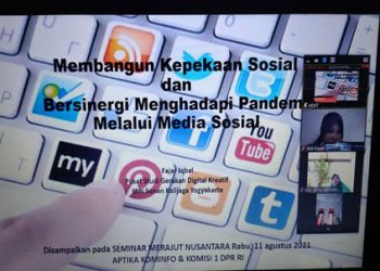 ASN Kemenag Ikuti Webinar Peran Medsos di Masa Pandemi