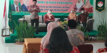 Pembinaan Mental DWP Kemenag Karanganyar, Istri Pegawai Kemenag Harus Paham Moderasi  Beragama