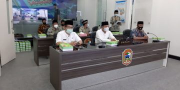 KanKemenag Karanganyar Bersama Bupati Ikuti Webinar Muskab Badko LPQ Kab. Karanganyar