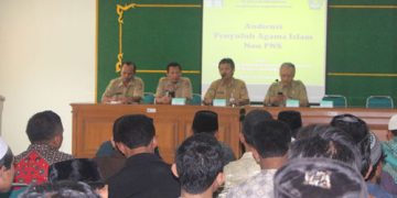 Audiensi Penyuluh agama Islam non PNS bersama Kementerian Agama