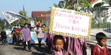 Sambut Ramadhan, KUA Tawangmangu Juga Menggelar Pawai Taaruf