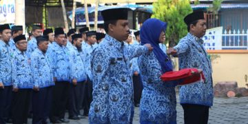 Upacara HUT RI di Kemenag Berlangsung Khidmat