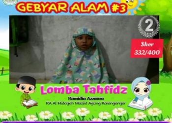 Siswa RA Al Hidayah MA juara II Lomba Tahfidz Virtual