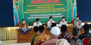 Sosialisasi KMA No. 660 Th 2021, Pembatalan Pemberangkatan Haji  Melalui kajian Yang komprehensif