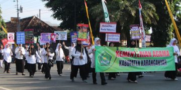 Kemenag Karanganyar Raih Juara Pertama Pawai Taaruf