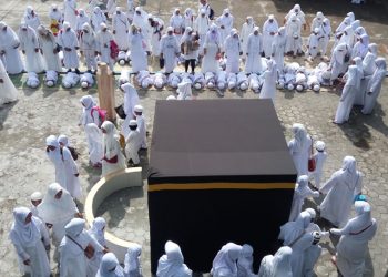 Ingin Berangkat Haji, Kepala MIM Bulak Gelar Latihan Manasik Haji Gratis