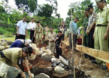 Peletakan Batu Pertama Pembangunan Gedung KUA Kecamatan Kerjo
