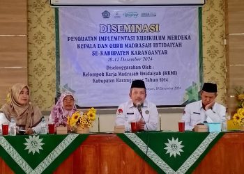 Pembinaan Kakankemenag Pada Desiminasi IKM Di MI Muh. Karanganyar