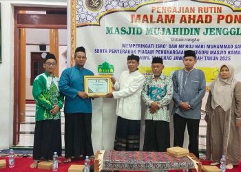 Kemenag Karanganyar Raih Dua Penghargaan Masjid Ramah dari Kanwil Jateng